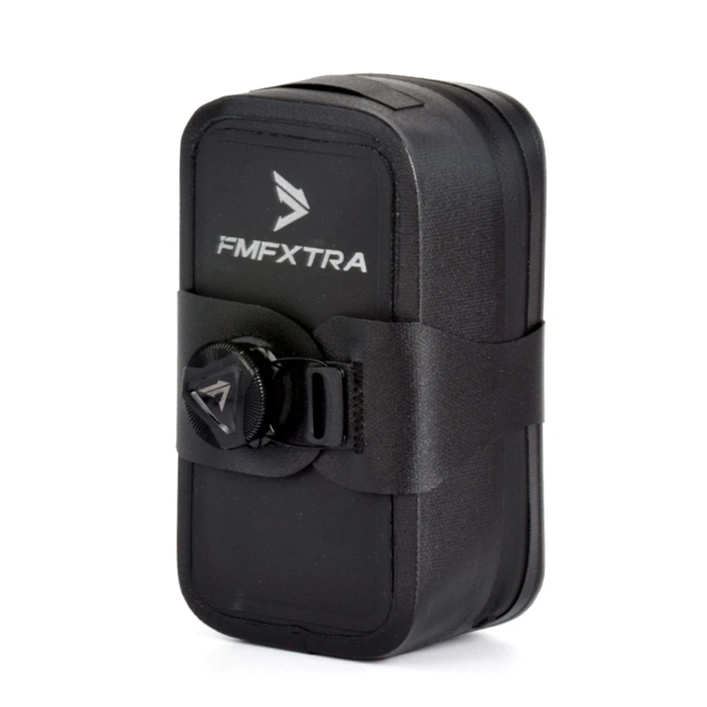 Bicycle Under Seat Bag Bike Strap-On Saddle Bag Knob Lock Cycling Seat Pack Portable 0.5L Bike Bag Cycling Accessories