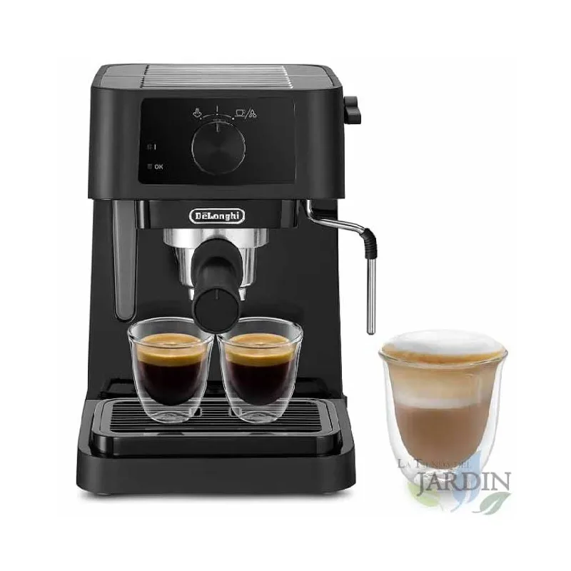 Caffettiera Tradizionale Espresso Delonghi Con Pompa Barista, Espresso E Cappuccino, Nero.