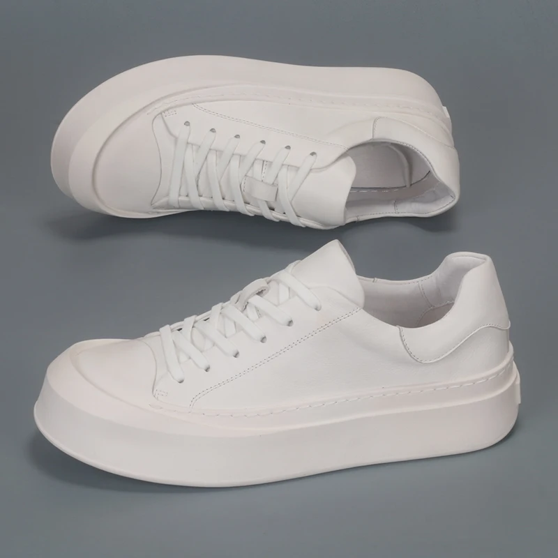 

Новая мужская обувь модная и универсальная Повседневная Легкая удобная и толстая подошва увеличивает рост