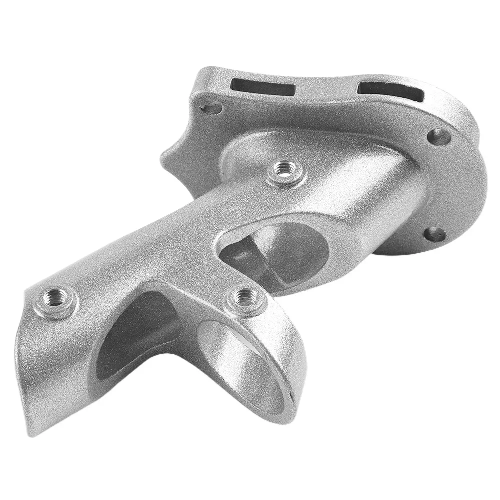 Aluminum Mount Aluminum Alloy Flagpole Base Flag Pole Holder Mounting Bracket Base Three-hole Adjustable Flagpole Holder Flag Pole Attachments