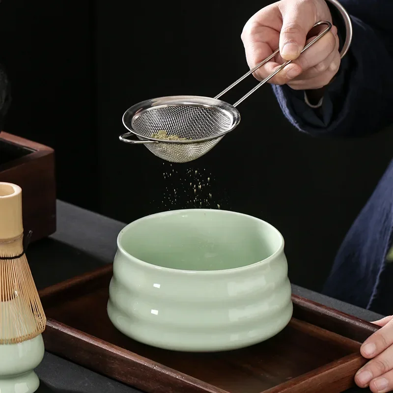 4pcs Japanese Matcha Set Safe Bamboo Whisk Teaspoon Tea Sets Indoor Beverage Shop Tea-making Tools Accessories