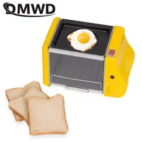 Mini electric Baking Oven Bakery Roaster Non-stick Skillet Omelette Bacon Frying pan Household Toaster Sandwich Breakfast Maker