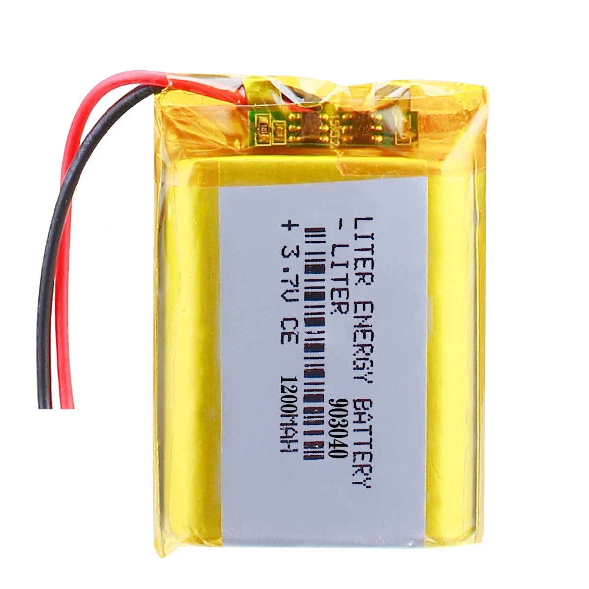 Migliore Marca di Batterie, Vendita all'Ingrosso 903040 3.7V 1200mAh Batteria ai Polimeri di Litio con Scheda di Protezione per MP5 e Auricolari Bluetooth - Image 2