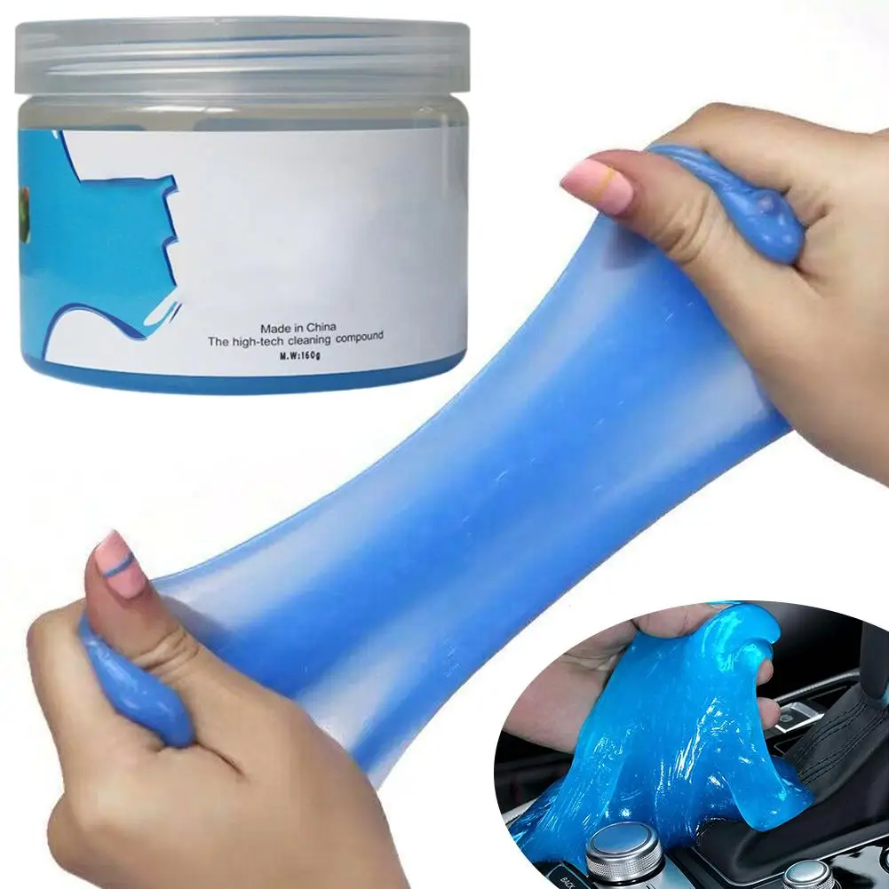 Car Cleaning Gel Multifunctional Air Vent Outlet Dashboard Mud Dust Magic Cleaning Tool Remover Tool Laptop Dirt Clean Wash A6N7