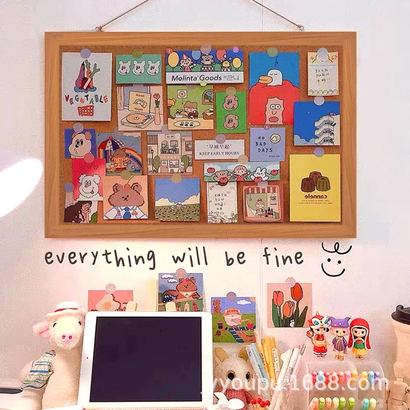 

Ins Cork Bulletin Board Photo Wall Diy Shape Graffiti Board School Office Home Training Conference Board