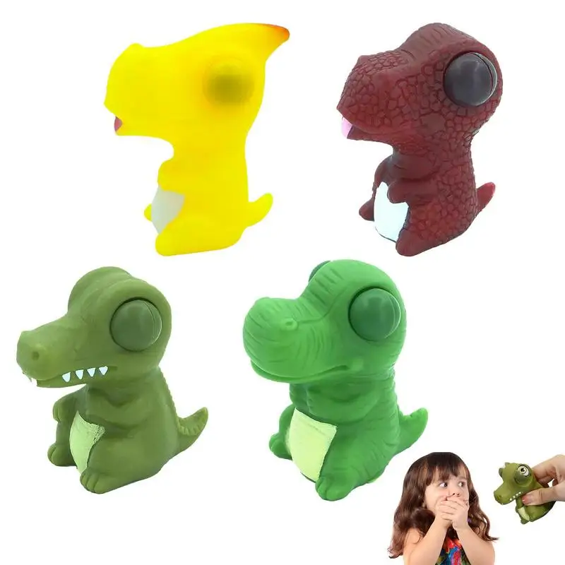 

Dinosaur Squeeze Toy 4 Pieces Pop Out Fidget Toys Dinosaur Animal Eye Poppers Goodie Bag Fillers Birthday Party Favors For Boys