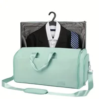 1pcs Foldable Garment Bag with Handheld Design Large Capacity Travel Storage Organizer for Suits & Clothes Duffel Bag 2