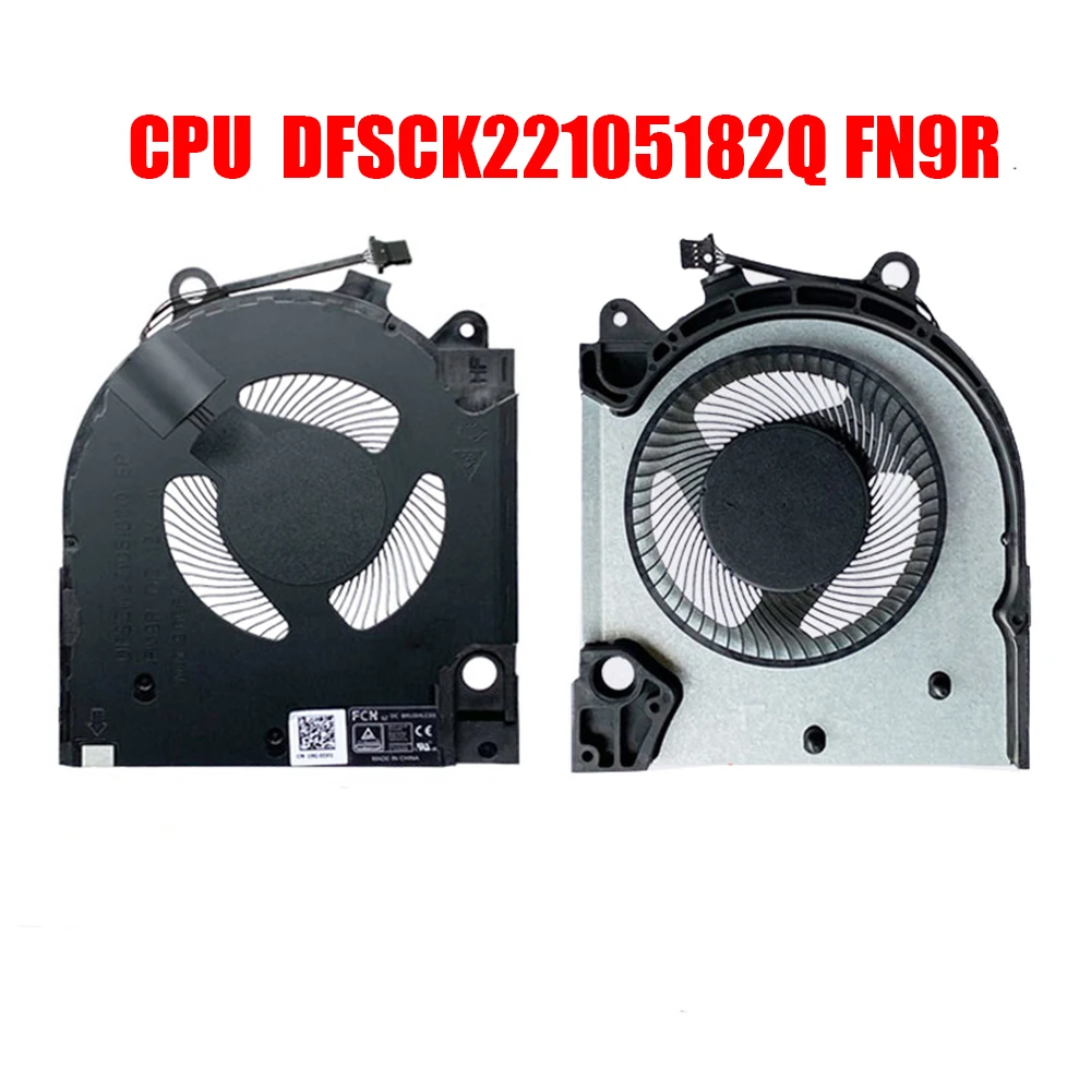 Laptop Fan For DELL G15 5510 5511 5515 RTX3050 RTX3060 DFSCK22105182Q FN9R DFSCK22115181T FN9S DC12V 1A A Pair
