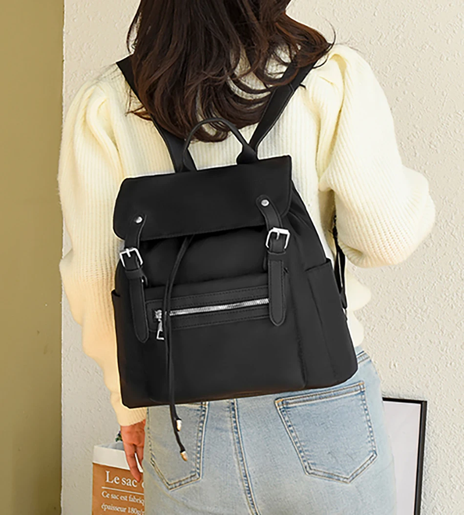 2022 Solid Color Oxford Cloth Backpack Anti Splashing Anti Theft Backpack School Bag Fashion Famous Female Designer Shoulder Bag