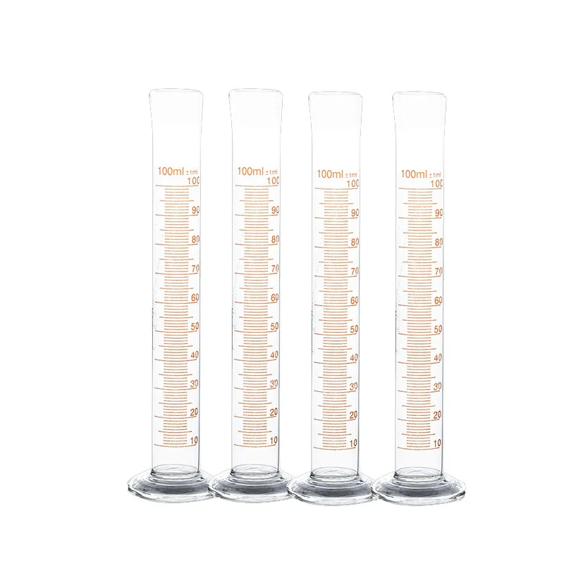 Laboratory Measuring Cylinder With Scale 5/10/20/25/50/100/250/500/1000ml Capacity for Lab Supplies