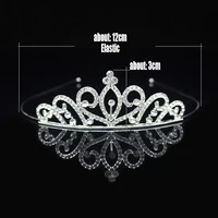 Beautiful Cute Kid Princess Tiaras and Crowns Crystal Headband Bridal Crown Wedding Party Hair Accessories Girls Fashion Jewelry 3