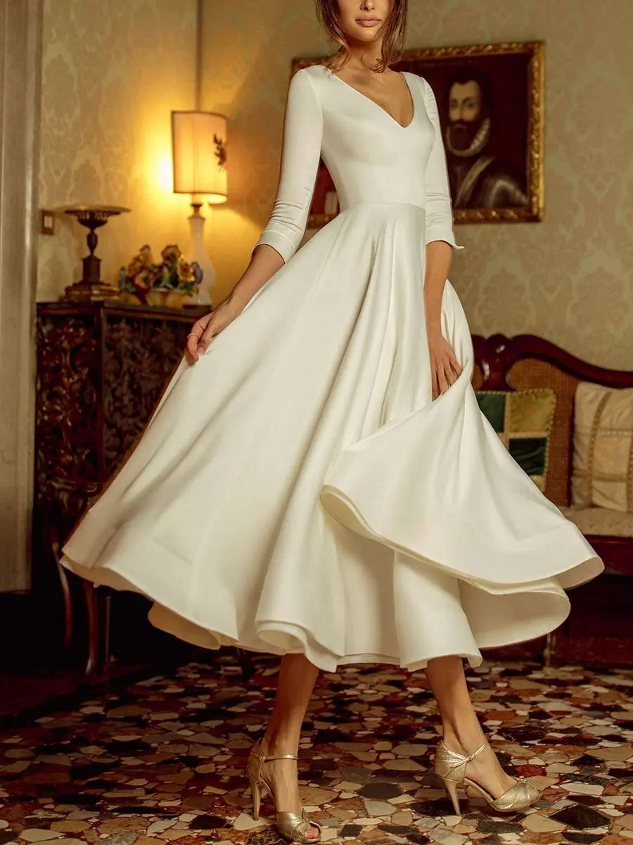 

Hot Fashion Women'S Clothing Sexy Deep V Casual Dress Evening Dresses