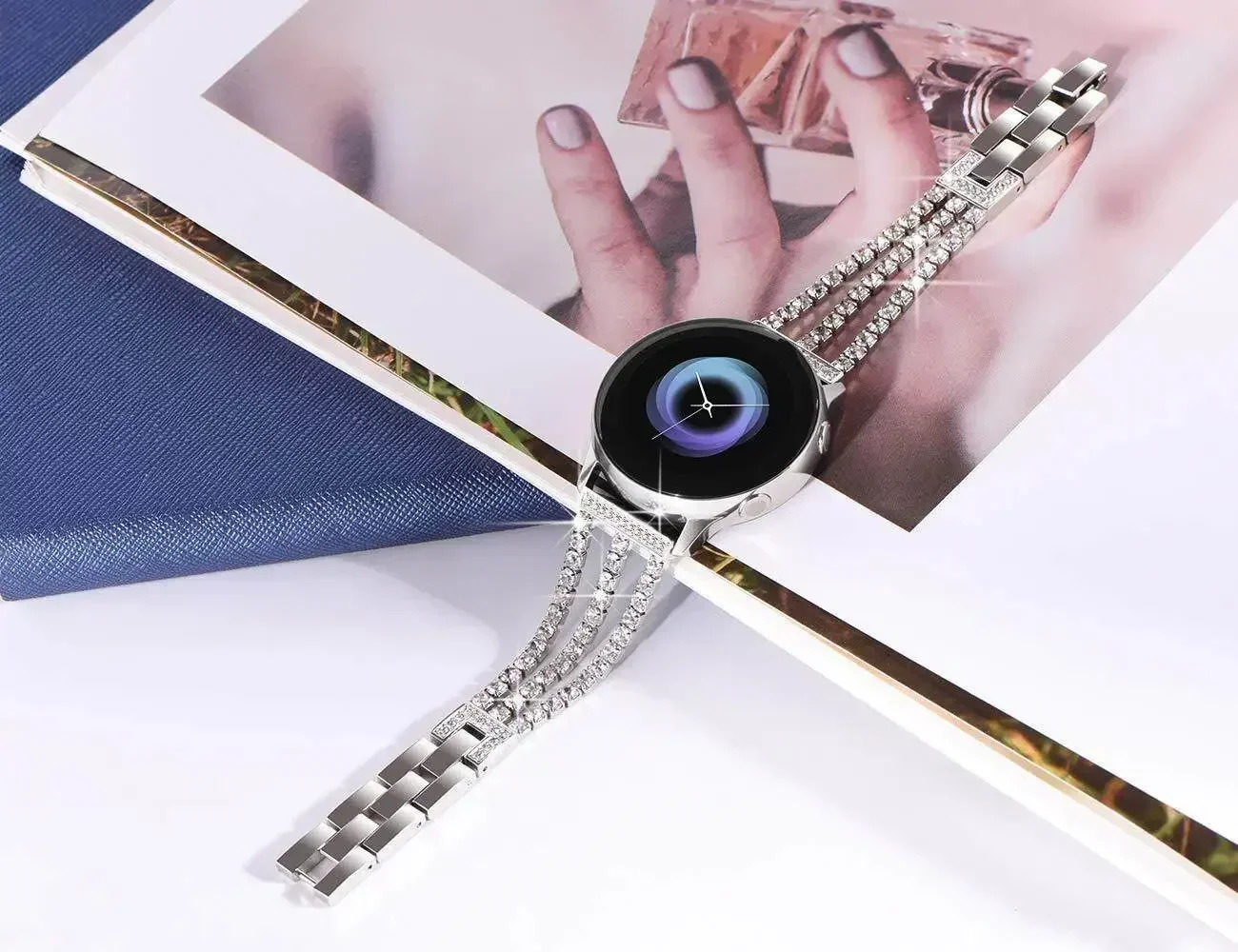 سوار نسائي ماسي ، ساعة سامسونج جالاكسي 6 ، 5 ، برو...