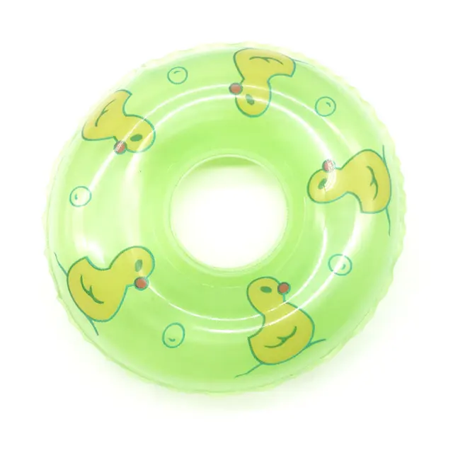 Children Playing In Water Toys Mini Swimming Laps Miniature Miniature Duckling Swimming Ring Inflatable Toys Baby Bathing 3