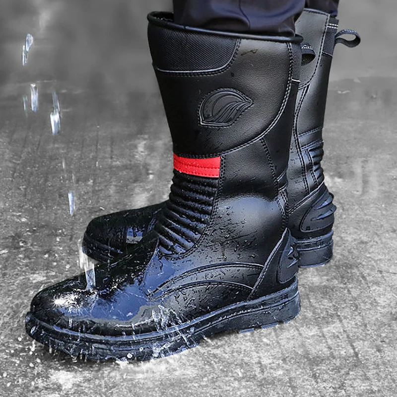 Motorcycle Boots Men Women High Boots Dirt Bike Botas Motocross Botas Moto Trunk Moto Hombre Motorboats Equipment motorcycle boots