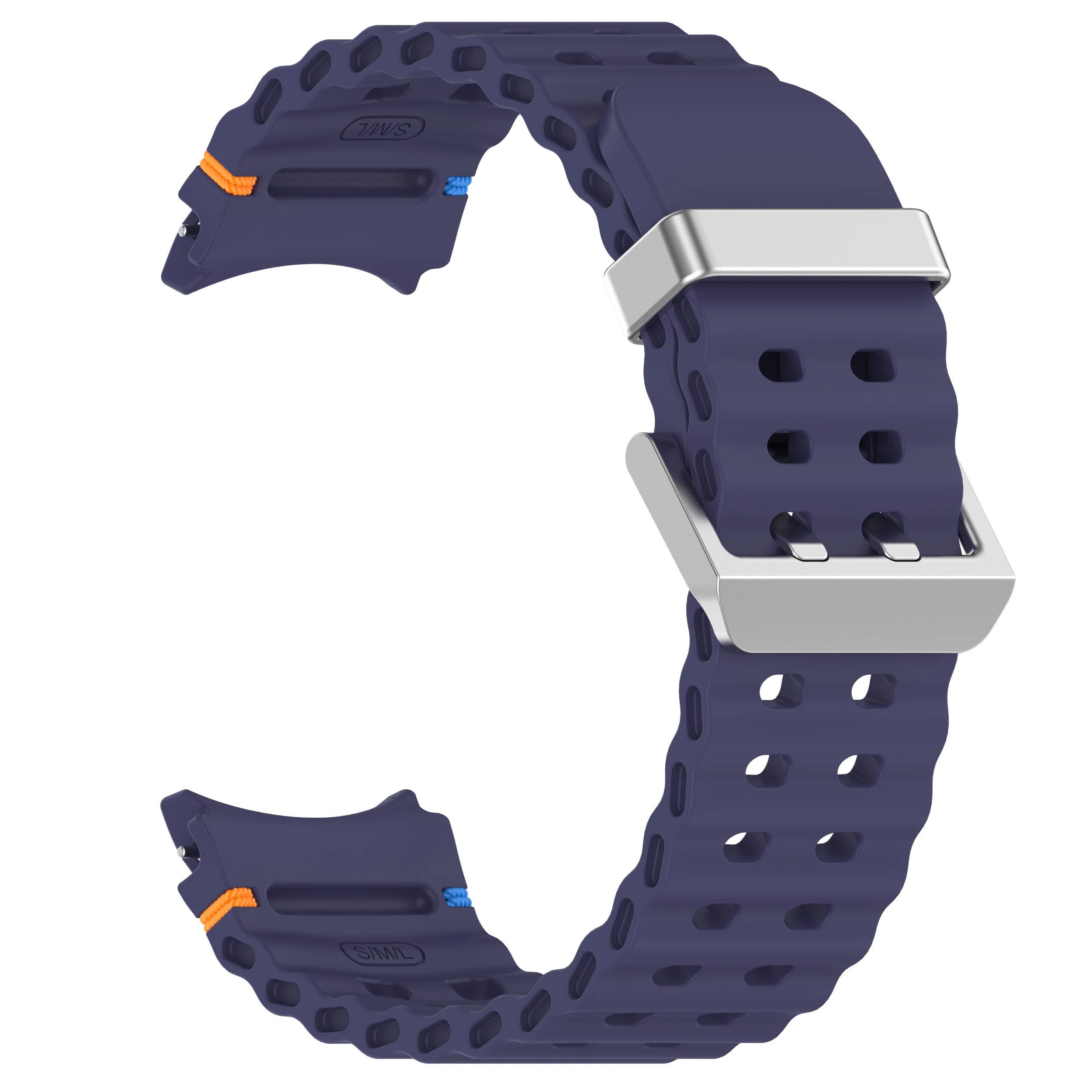 Seamless Silicone Watch Band - Versatile Smartwatch Strap