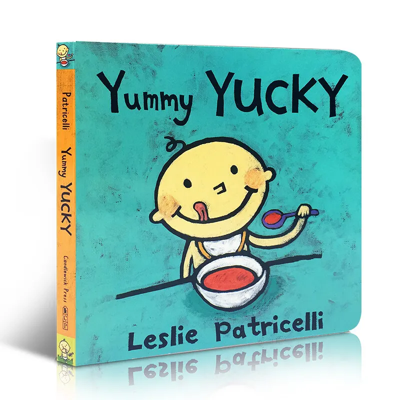 

Milu Original English Gift Audio Picture Book Yummy YuckyLeslie Patricelli Toddler Board