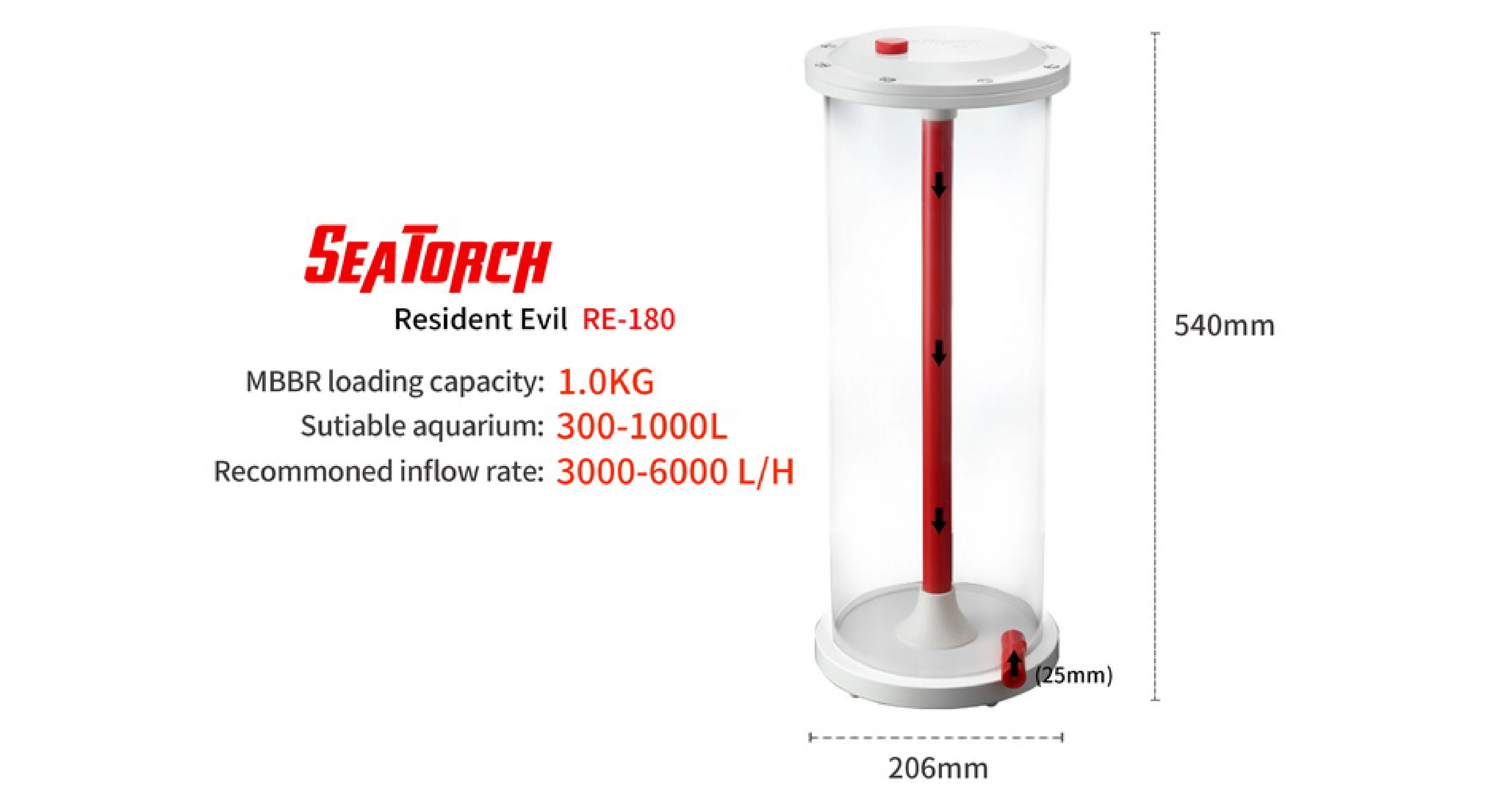 Seatorch マリンソース バイオペレットリアクター 水族館の水槽
