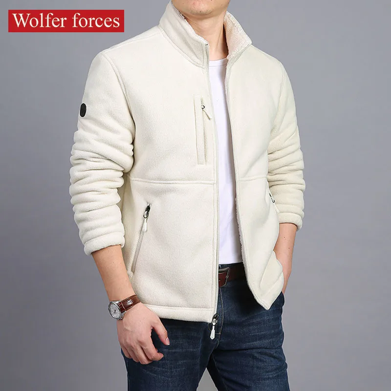 Oversize Heating Mountaineering Camping Sport Bomber Heavy Trekking Retro Sportsfor Outdoor Cold Cardigan Windshield Military