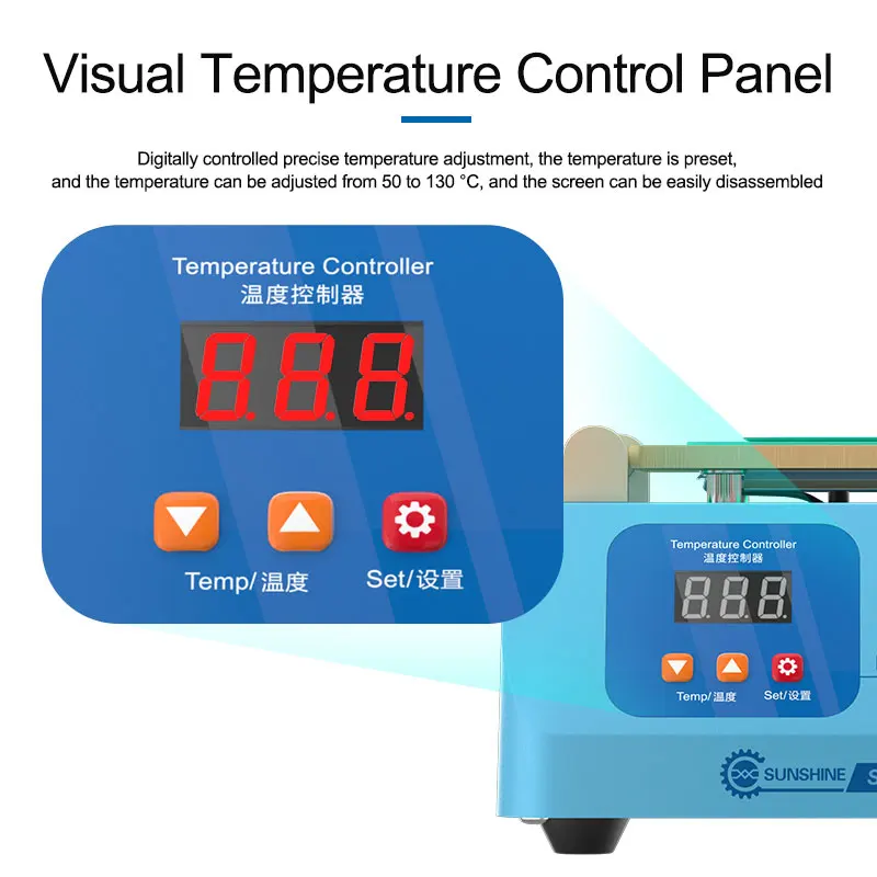 Screen Separator SUNSHINE S-918L LCD For Mobile Phone Below 8 Inches Super Suction Screen Repair