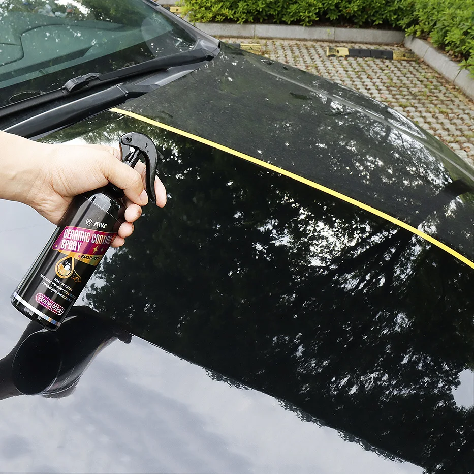 Spray Revêtement Céramique Pour Voiture - Effet Hydrophobe Et Anti-rayures - Brillance Miroir - 120 Ml