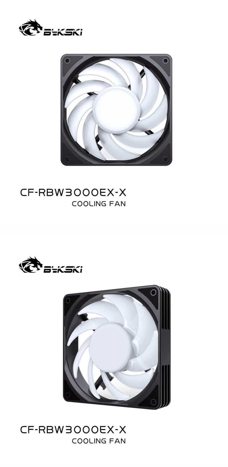 Volume, 101CFM, 3000Rpm, dedicado para Server Cooling, RBW Light