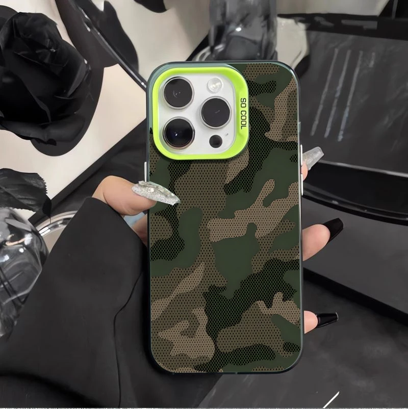 Green Camouflage Pattern Phone Case