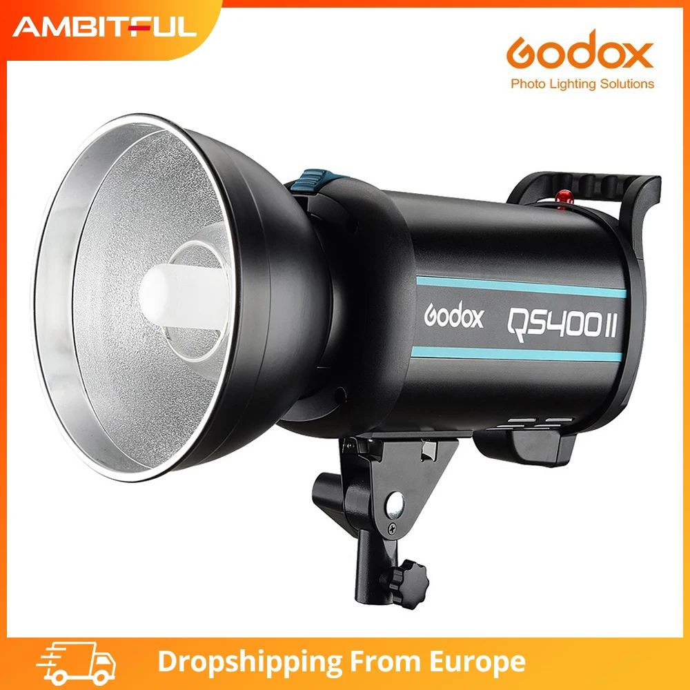 Godox Qsii Series Qs400ii 400ws Strobe Flash Modeling Light, 5600k