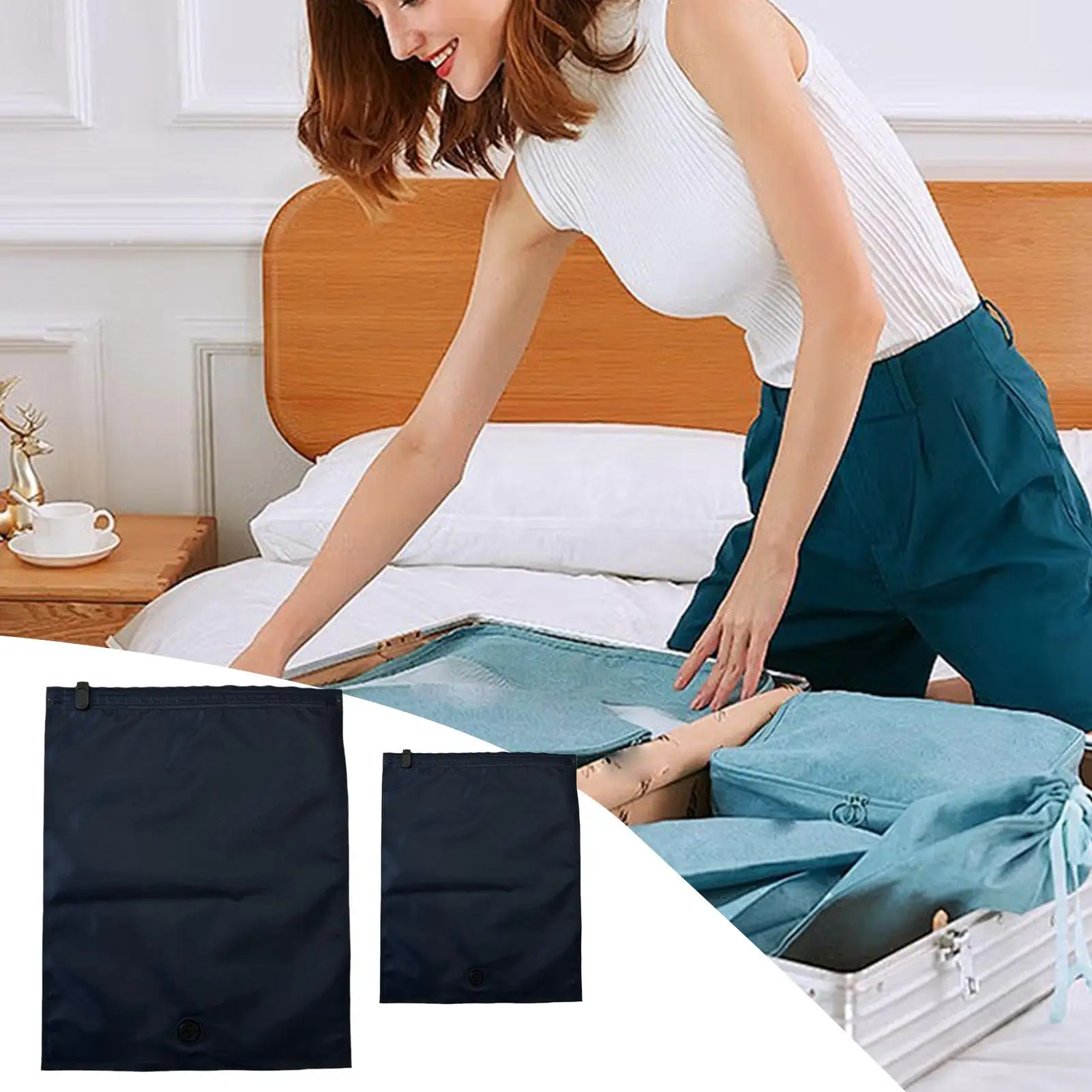 Compression Bags Compression Packing Bags For Travel Space Saver Organizers Storage Large Capacity Vacuum For Wardrobe Suitcase