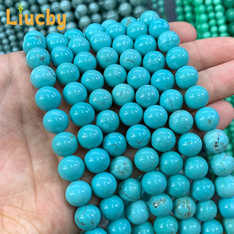 

Бусины ручной работы из натурального камня, яркие аксессуары для рукоделия, ножные браслеты для изготовления ювелирных изделий, 15 дюймов, нить 4/6/8/10/12/14 мм