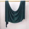 Nouveau Hijab en Jersey Liquide Premium, Châle, Foulard de Malaisie, Coiffes, Turbans de Mode Musulmane pour Femmes, Turban Ramadan Hijabs