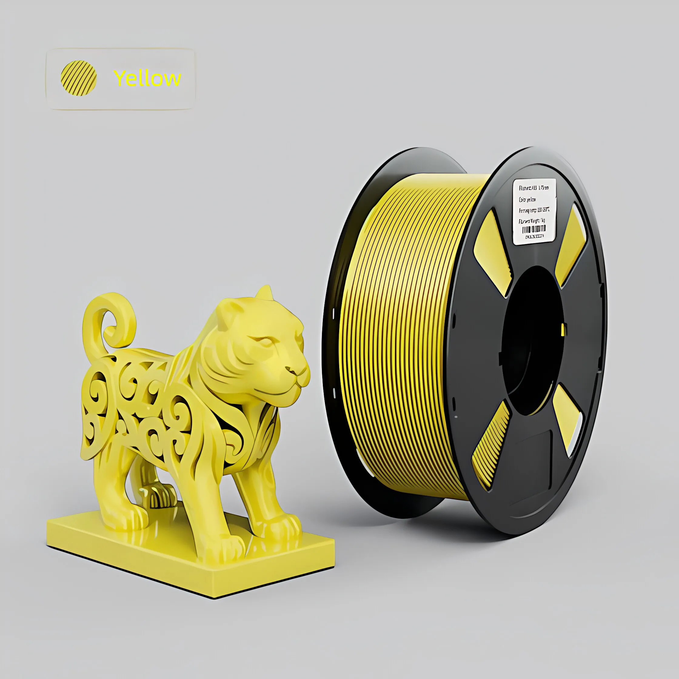 1.75mm ABS 필라멘트 1KG 고순도 고강도 3D 프린터 필라멘트 환경 친화적인 PLA 대체품 3D 프린팅용