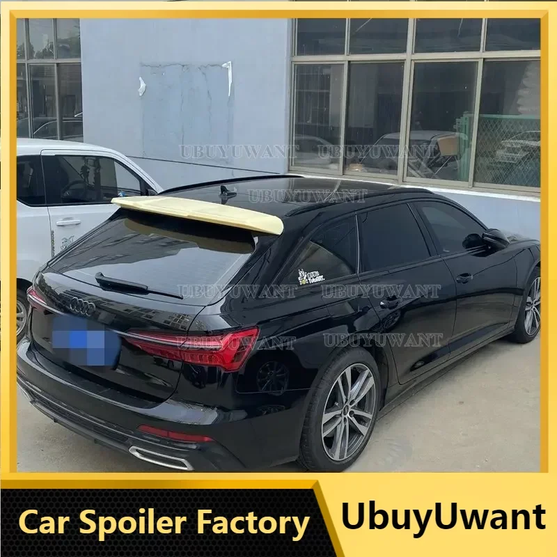 

For NEW Audi A6 Avant C8 2019-2022 A6 Allroad Spoiler ABS Car Trunk Lip Wings Tail Spoiler A6 Accessories Dedicated Decoration