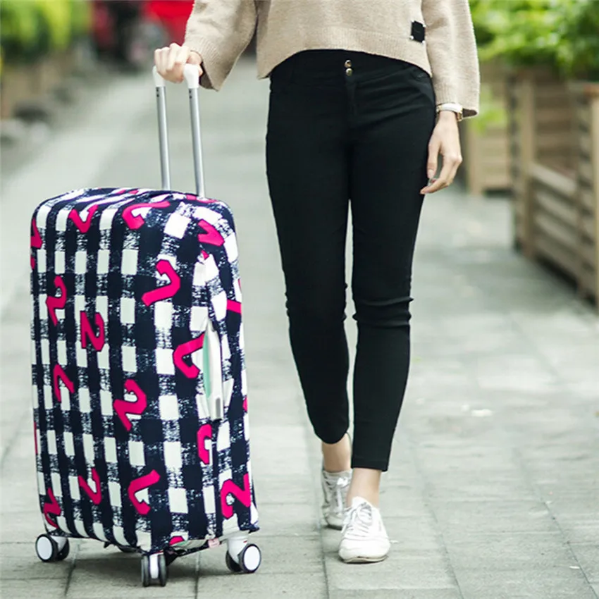 Travel Luggage Cover Elastic Baggage Cover Suitable for 18 to 30 inch Suitcase Case Dust Cover Travel Accessories - 3