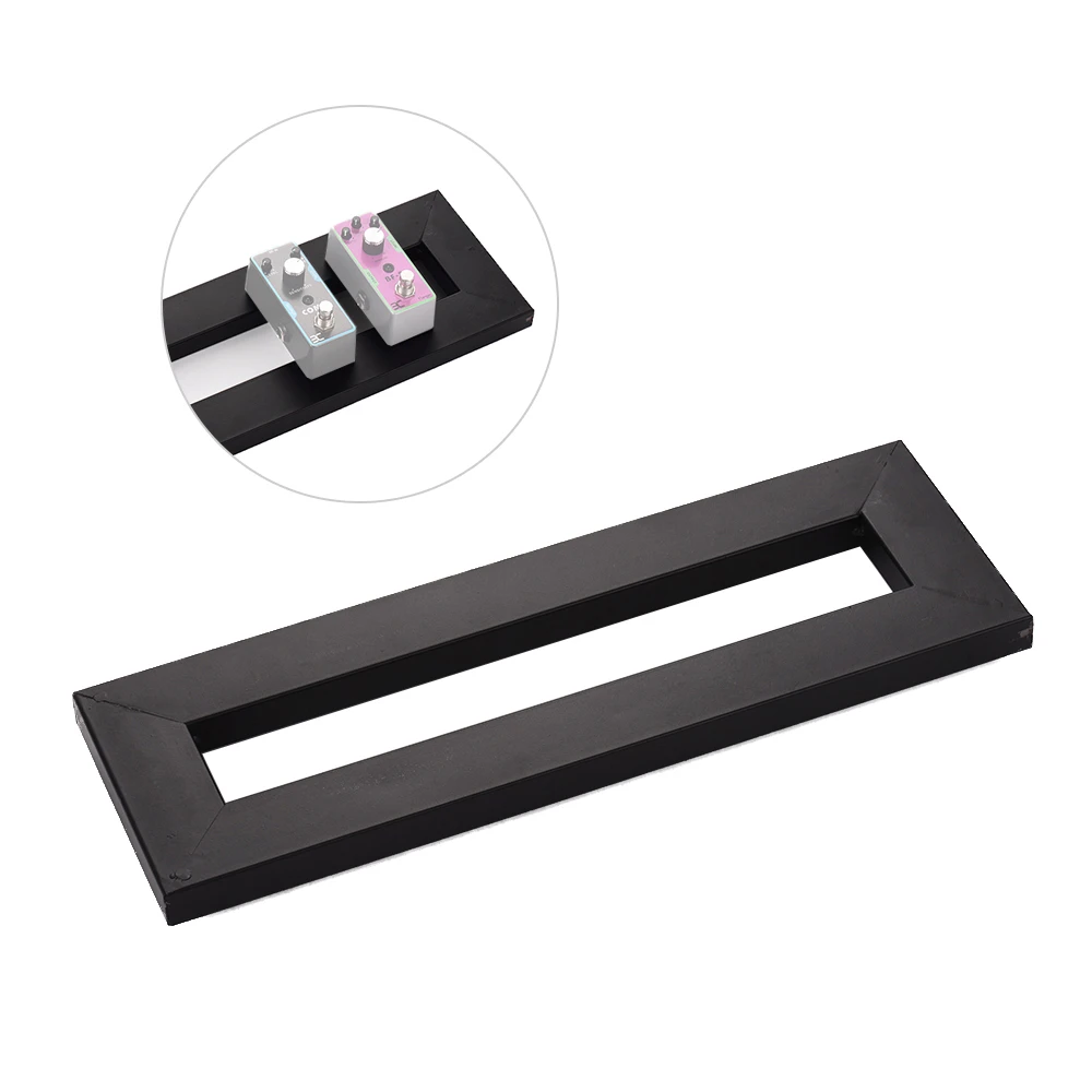 Guitar Effect Pedal Board Holder Stand Pasting Plate Alloy Material Fastening Tapes Cable Tie Patch musical instruments accessories guitar parts