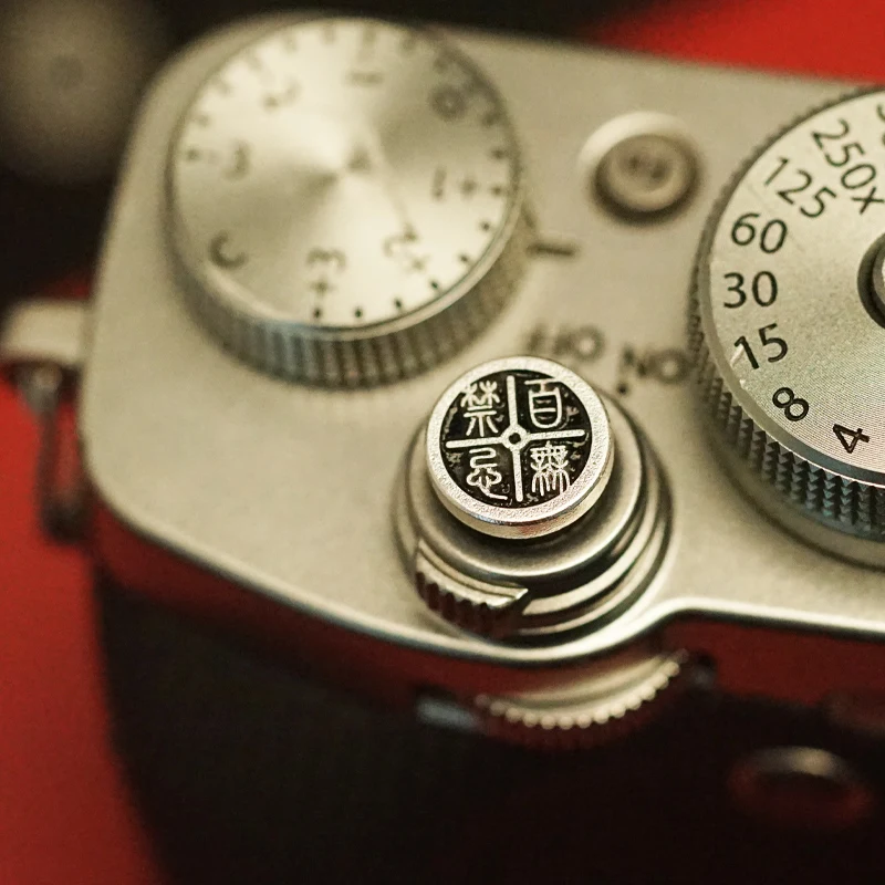 Per Fujifilm Gfx100 Gfx100S Canon 80D Panasonic Gh5 Gh6 Sony A1 A7C A7C2 A7M3 Decorazione Della Fotocamera Pulsante Dell'Otturatore Della Fotocamera I