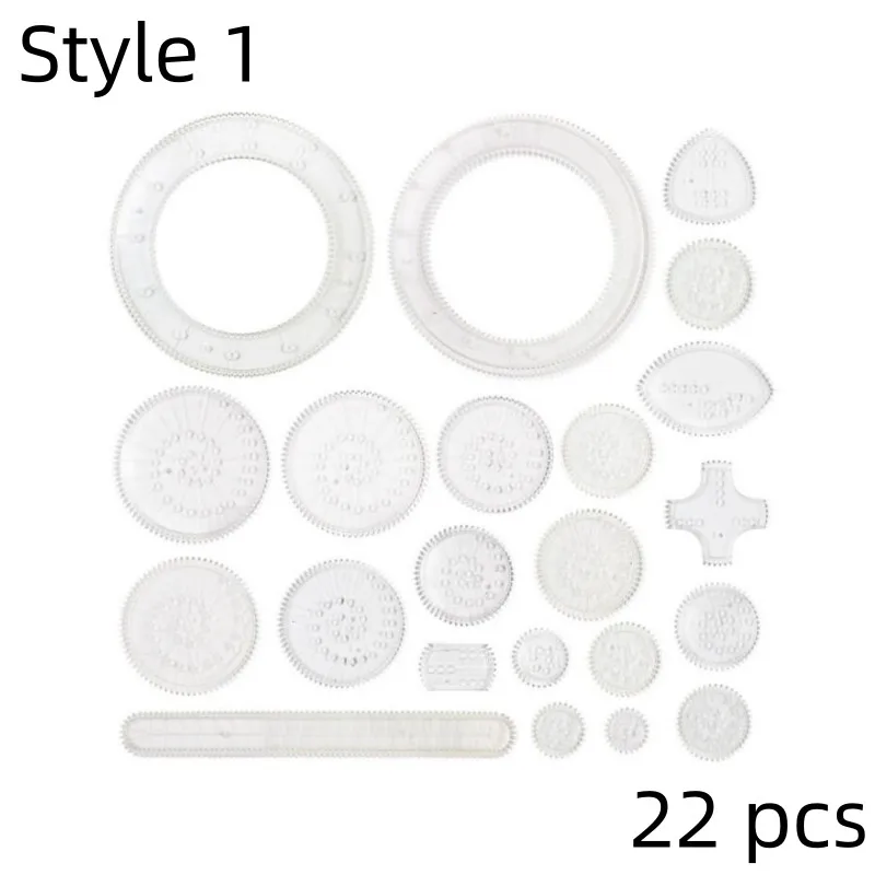 Creative Spirograph Drawing Toy Set - Interlocking Geometric Ruler & Gears