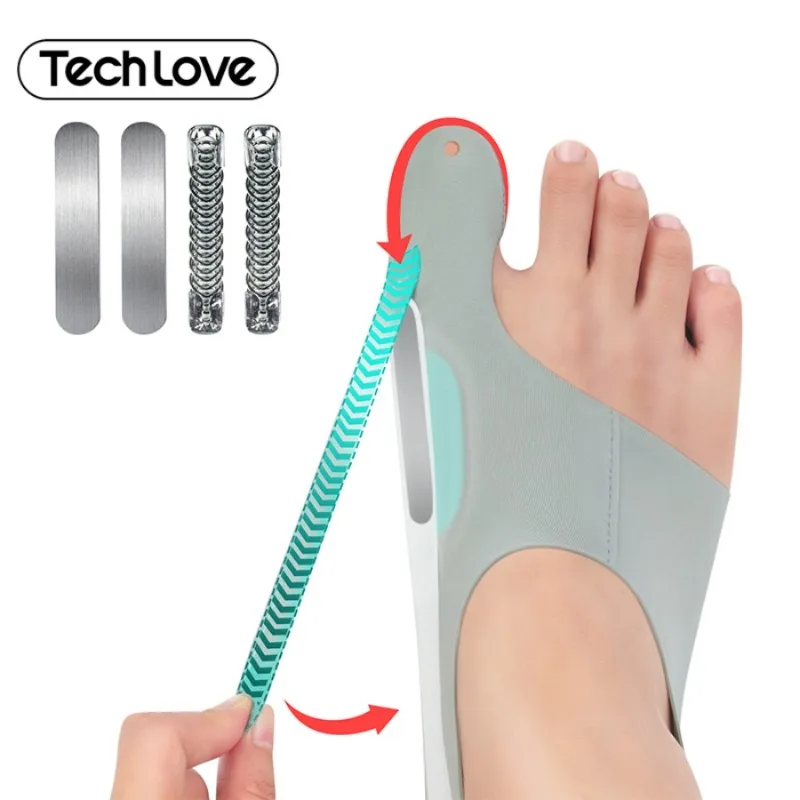 Tech Love Hallux Valgus Corrector Toe Straightener Adjustable Orthopedic Socks Relief Bunion Pain Feet Protector Foot Care Tools