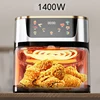 10L Smart Air Fryer Electric visual window Oil-free Air Fryer Automatic Household Kitchen 360°Baking Convection Oven Air Fryers 5