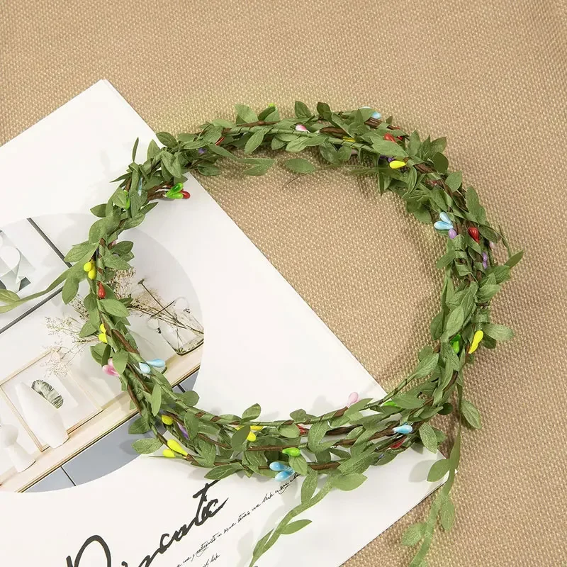 10/20Meters Leaf Ribbon Artificial Garland Vines Leaves String for Baby Shower Home Wedding Party Balloon Wreaths DIY Craft satin ribbons ribbon decoration ribbon supplies wrapping ribbon satin ribbon sewing ribbon christmas ribbon organza ribbon polyester ribbon velvet ribbon