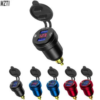 고속 충전 3.0 듀얼 USB 충전기 플러그 소켓 전원 어댑터, C타입, BMW K1600B F800 GS R1200 RT F900XR 타이거 800 XC 850
