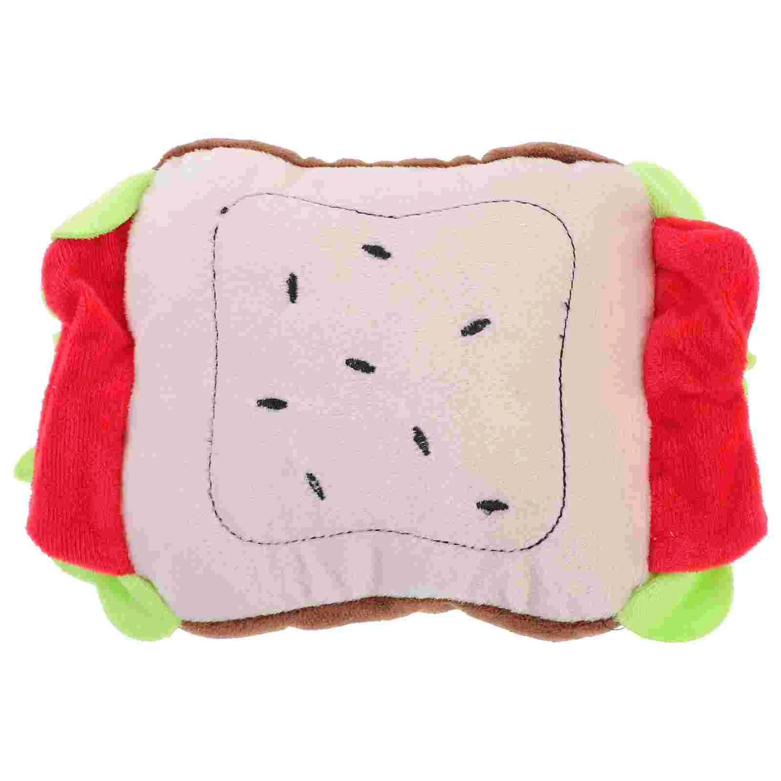 

Dog Plush Toy Puppy Chew Teething Toys Decorative Bite Play Training For Pet Squeaky