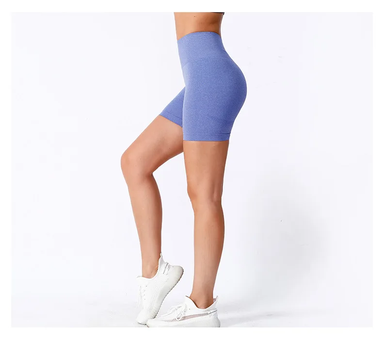 Neue Nahtlose Frauen Yoga Shorts Hohe Taille Workout Fitness Honig Pfirsich Lift Butt Fitness Yoga Gym Laufhose Lässige Sportswear – Detail 6