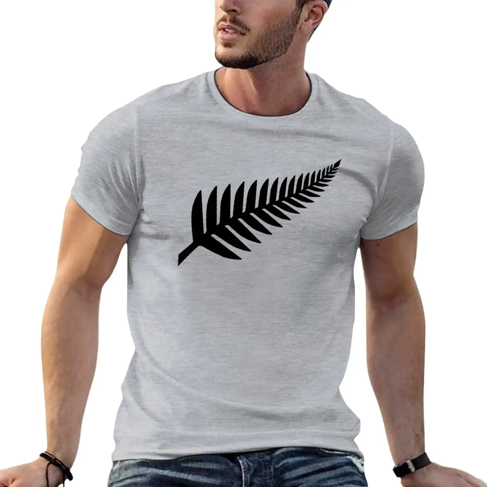 

Silver Fern T-Shirt summer top hippie clothes summer clothes plus size tops plain t shirts men