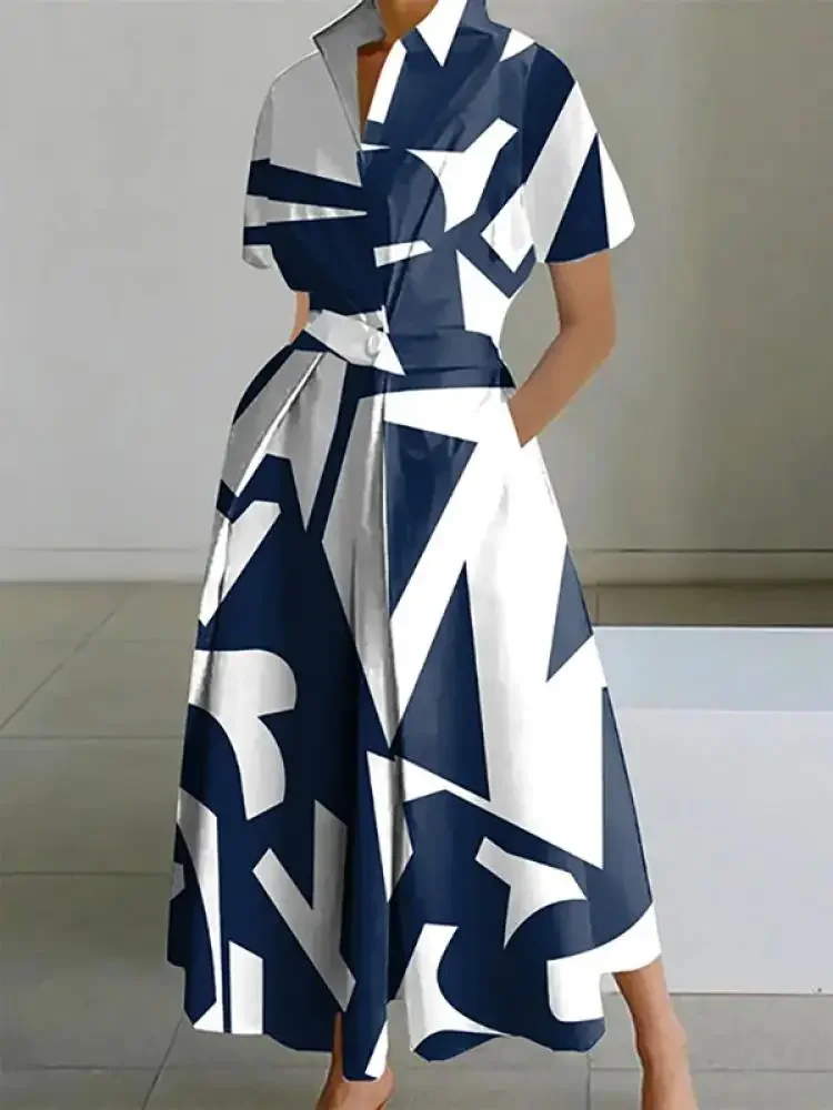 knee length dresses for ladies 2025 Summer Vacation Travel Style Dress Amazon Foreign Trade  Negative  Apparel