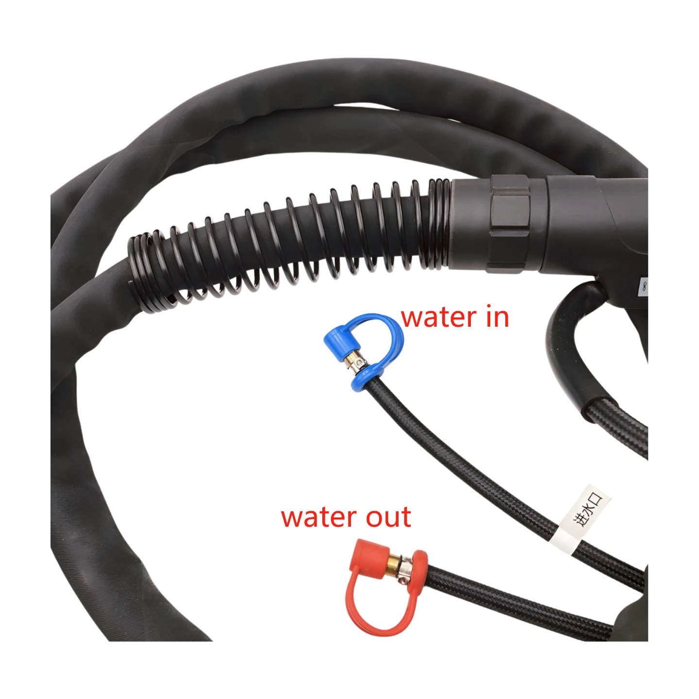 Antorchas de soldadura MIG rectas, Cable AUT 501D de 3 metros y 10 pies, refrigerado por agua con conexión de conector europeo