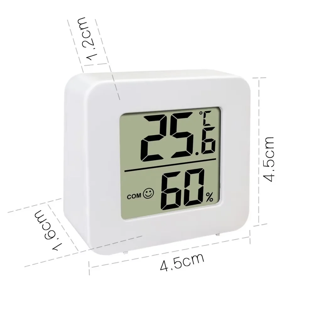 Mini LCD Hygrometer Thermometer Indoor Household New Digital Temperature Humidity Meter Digital Display Wall Mounted Sensor 4