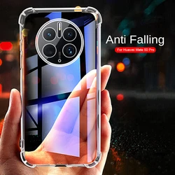 Ultra Clear Shockproof Silicone Phone Case - Soft TPU Back Cover - Mate 50 Pro (Transparent)
