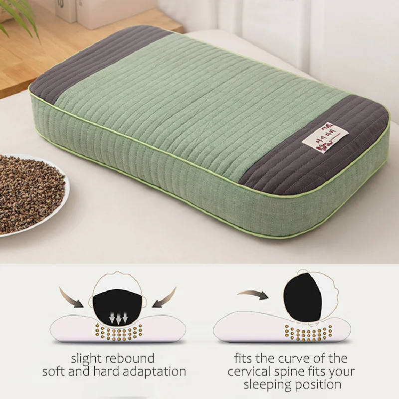 Sobakawa Traditional Buckwheat Standard Size Pillow Organic Cotton with Natural Technology for Cool Sleep Bed Sleep Pillow 2