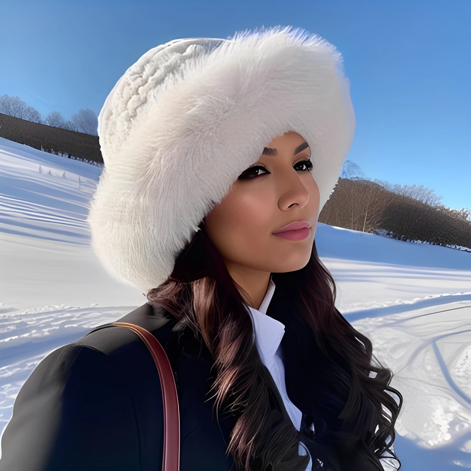 Winter Warmth Fisherman-Plush-Lined, Windproof Ear Protection, Knit Toggle Hat, Ideal Christmas Gift